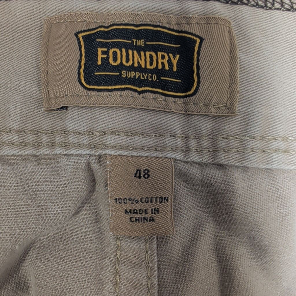 Men's The Foundry Supply Co. Cargo Shorts Waist 48 Beige - Picture 5 of 10